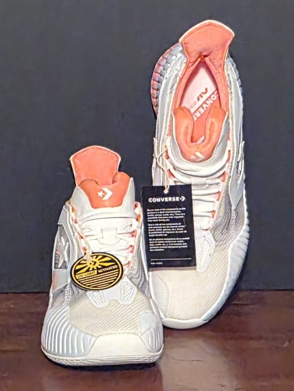 NWT Converse All Star BB Prototype CX Mid Thunder & Lightning-White', Mns 9